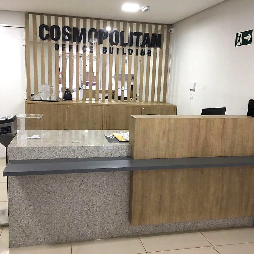 Recepção do escritório